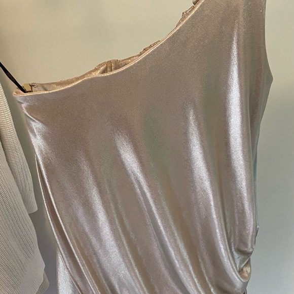 Romantic, show-stopping, one shoulder mini dress - Picture 7 of 7